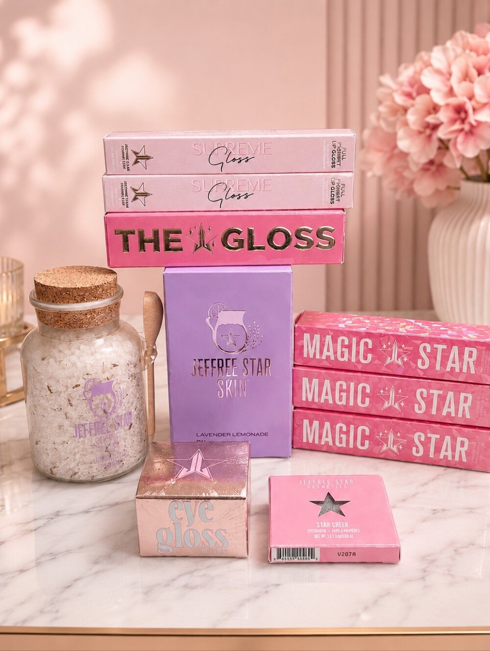 Jeffree Star Bundle NEW | Supreme Gloss, The Gloss, Concealers & Skin